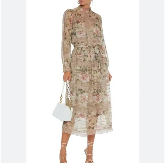 New Zimmermann floating pintuck dress - Picture 2 of 11